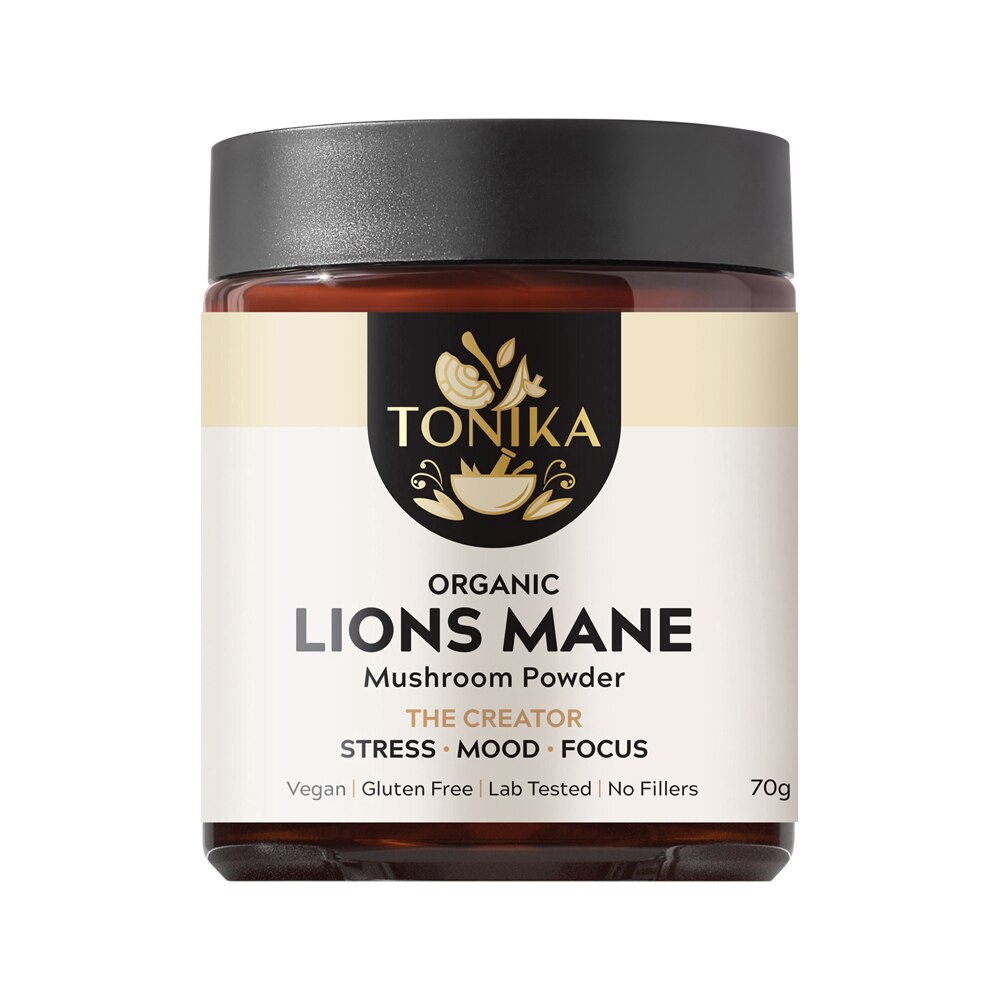 Tonika Org Mushroom Powder Lion's Mane 70g
