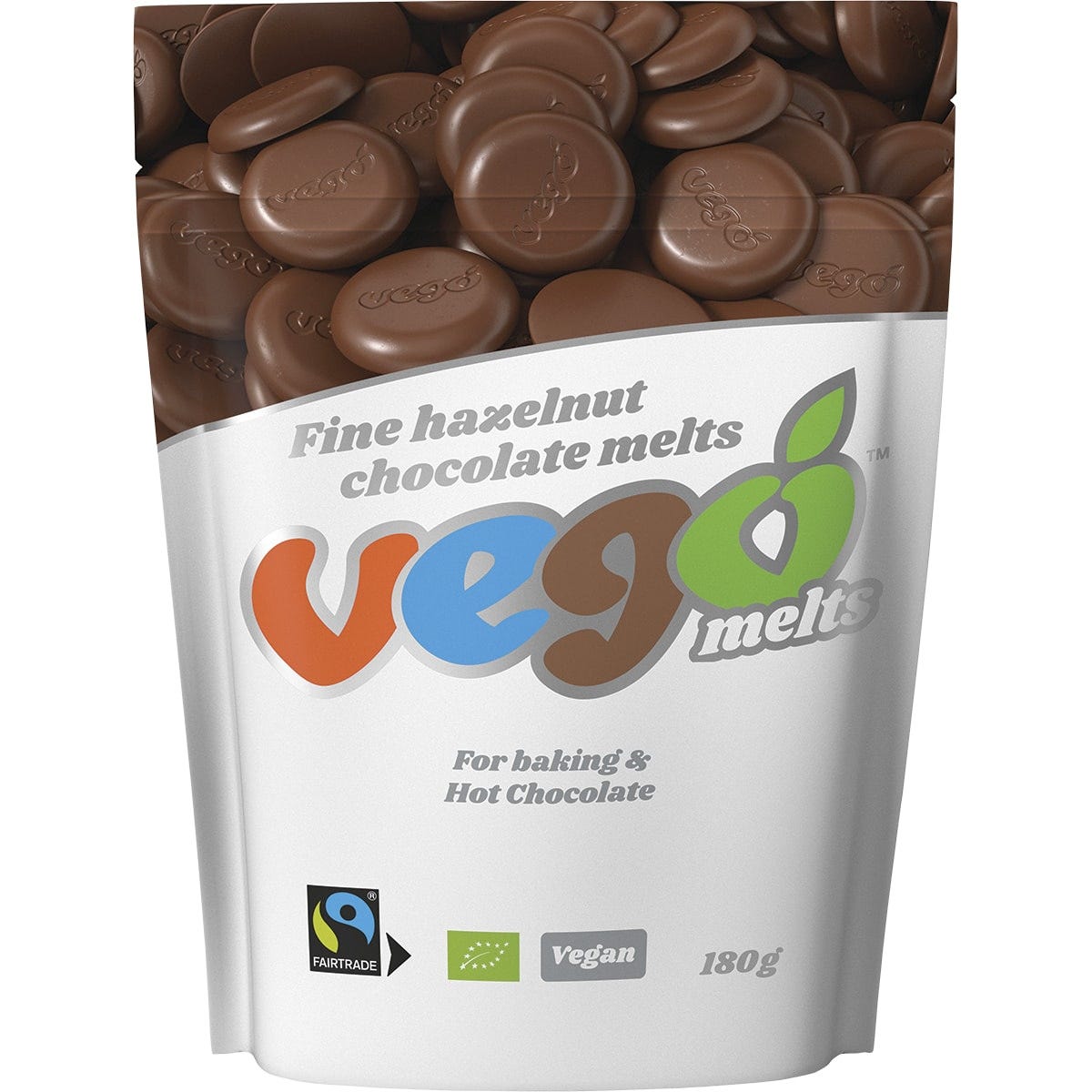 Chocolate Melts Fine Hazelnut 180g