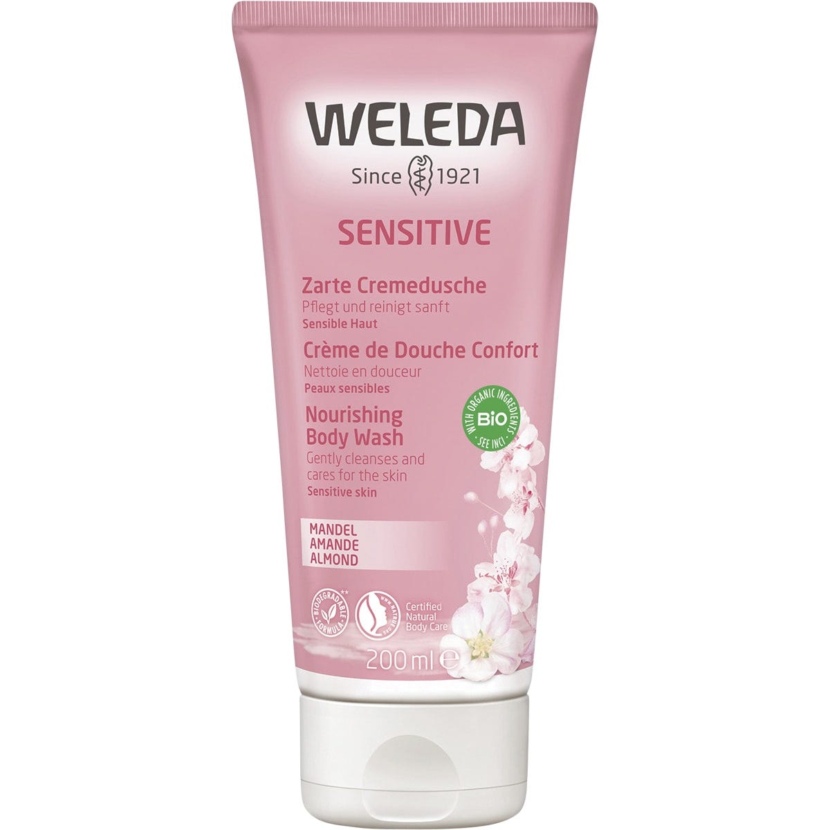 Sensitive Nourishing Body Wash Almond 200ml