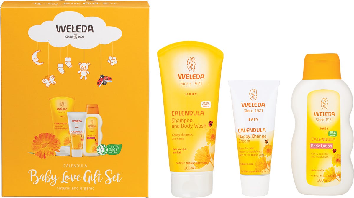 Calendula Baby Care Gift Pack 3pk