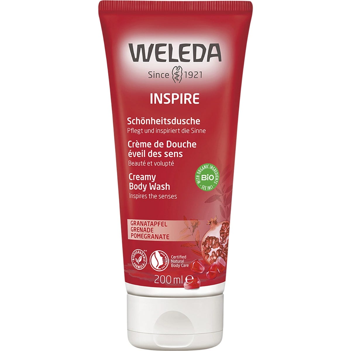 Inspire Creamy Body Wash Pomegranate 200ml