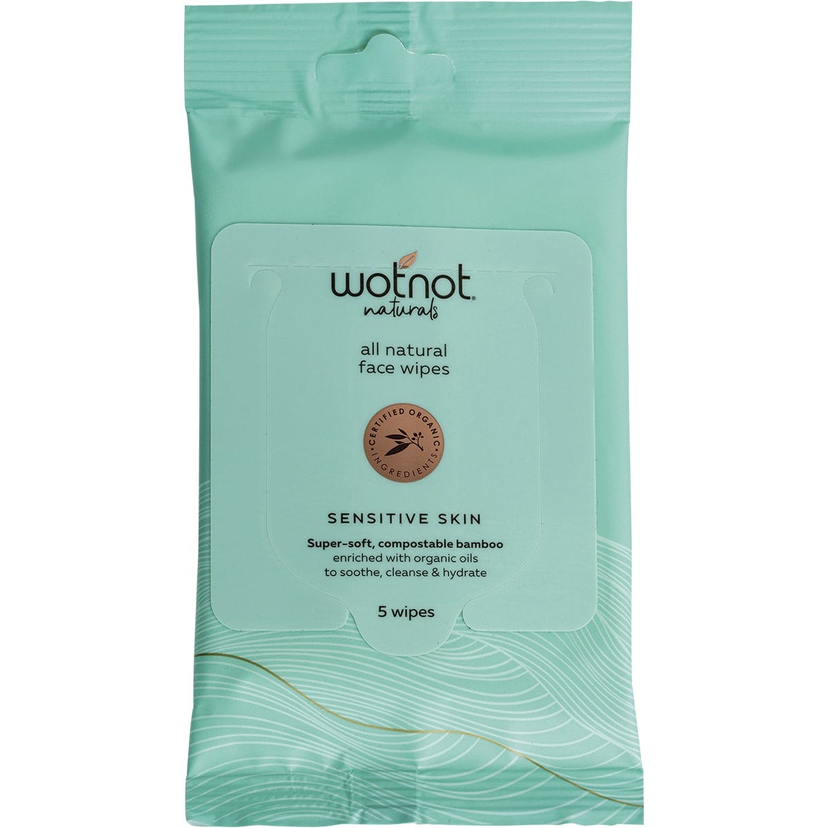 Natural Face Wipes Sensitive 5pk