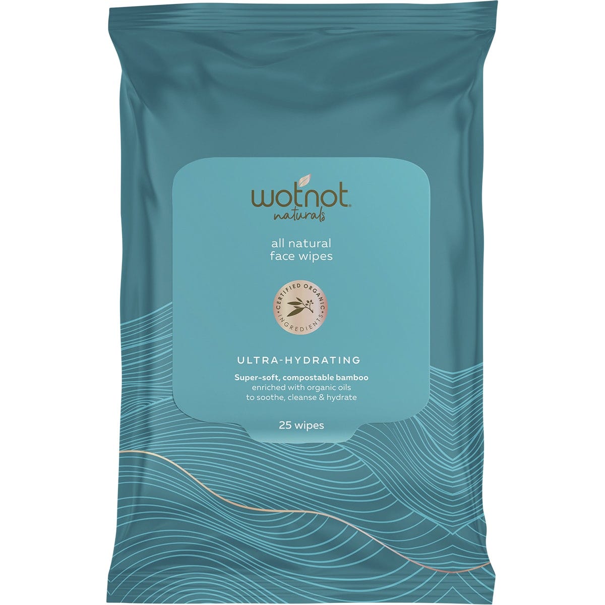Natural Face Wipes Ultra Hydrating 25pk