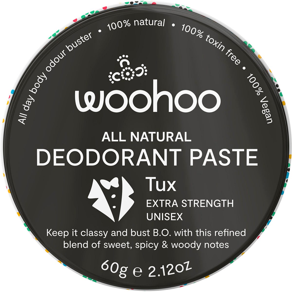 Deodorant Paste Tin Tux Extra Strength 60g
