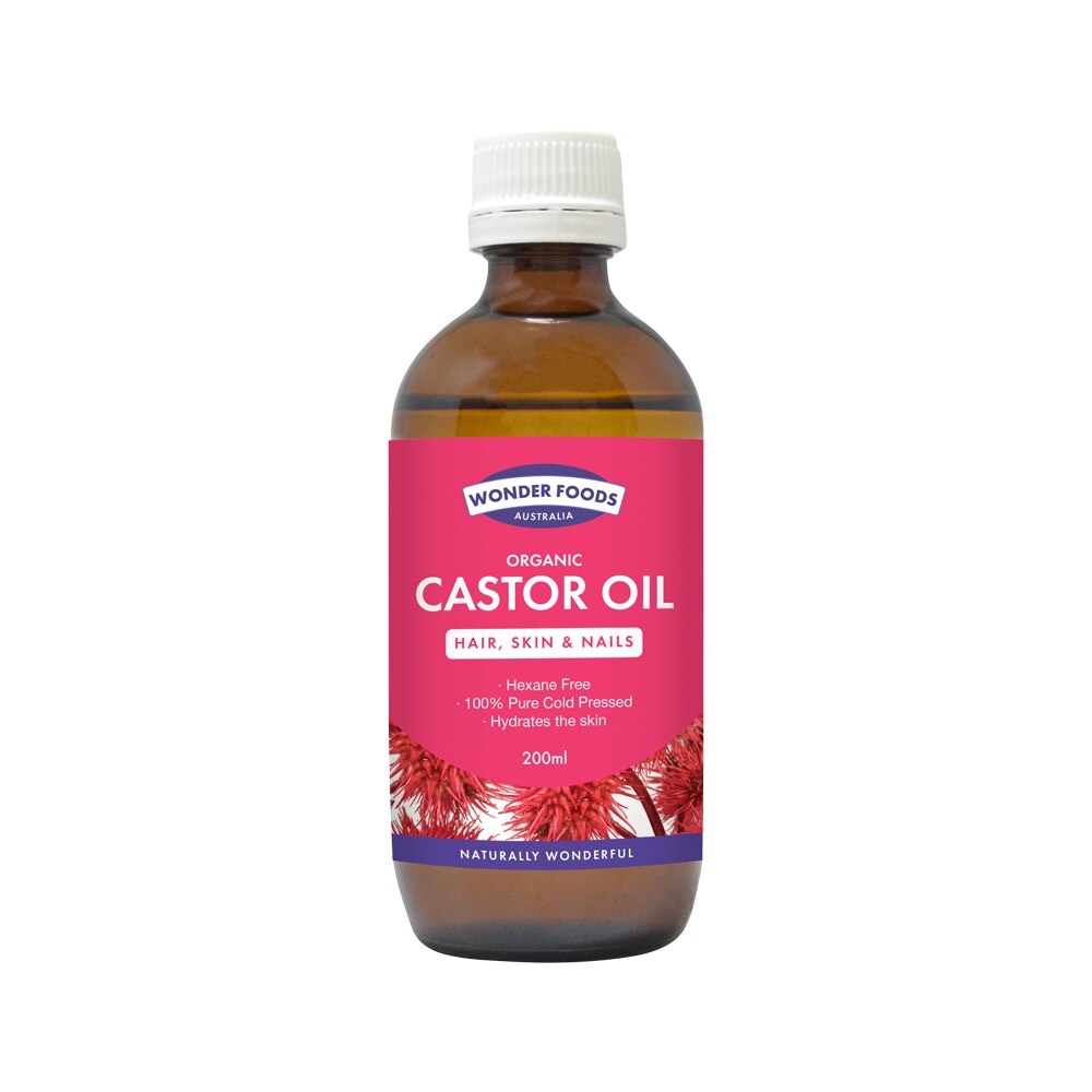 Wonder Foods Organic Castor Oil 200ml