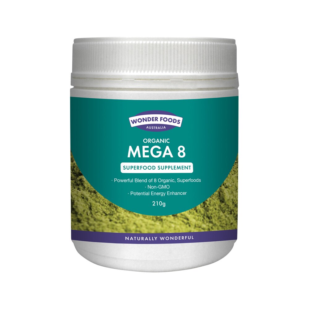 Wonder Foods Organic Mega 8 210g