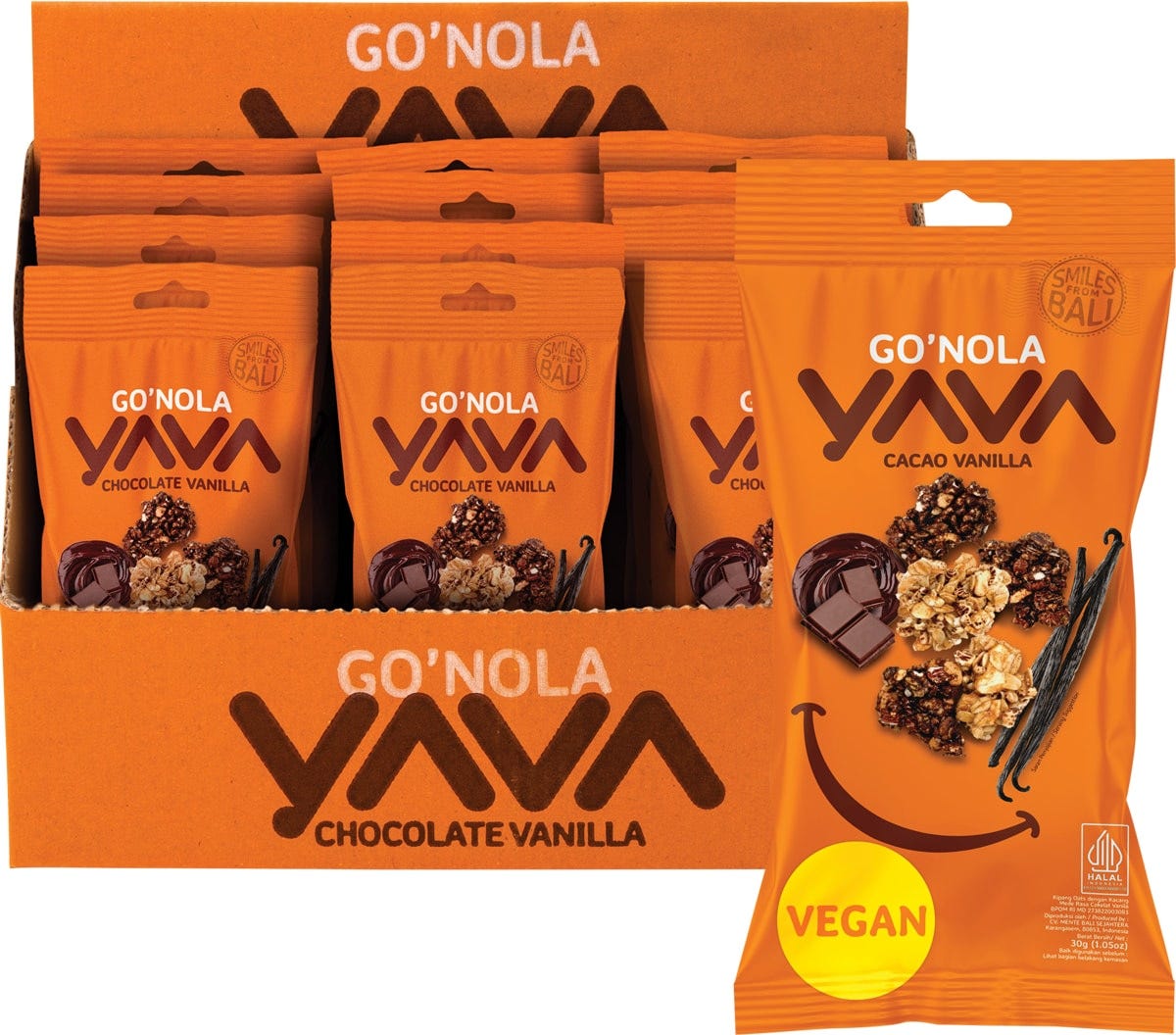 Go'Nola Cacao Vanilla 12x30g